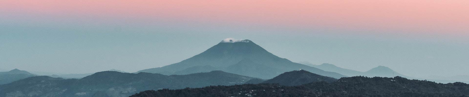 mountain in the horizon